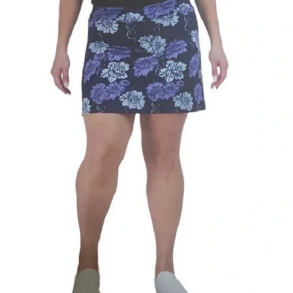 NWT Tranquility by Colorado Clothing Ladies’ Skort Peony Periwinkle - Picture 1 of 2